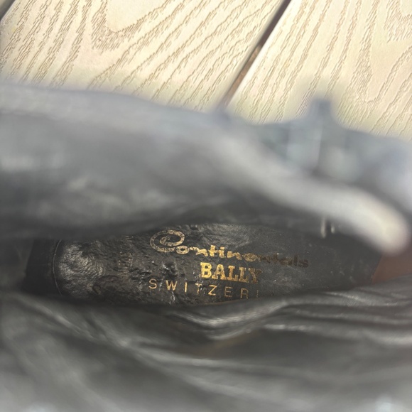 Bally Continental Switzerland Black Leather Casual Zip Ankle Boot Men's Size 9 M - Picture 6 of 11